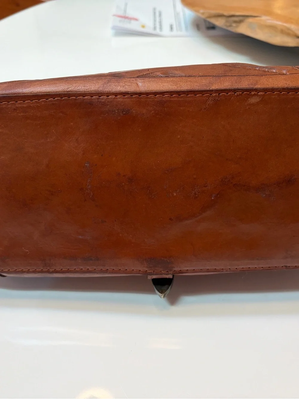 #811 Forgotten West Handmade Tooled 100% Leather Satchel/Crossbody Purse